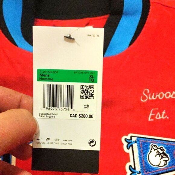 Nike Corduroy Therma Fit Letter Jacket - Picture 10 of 12